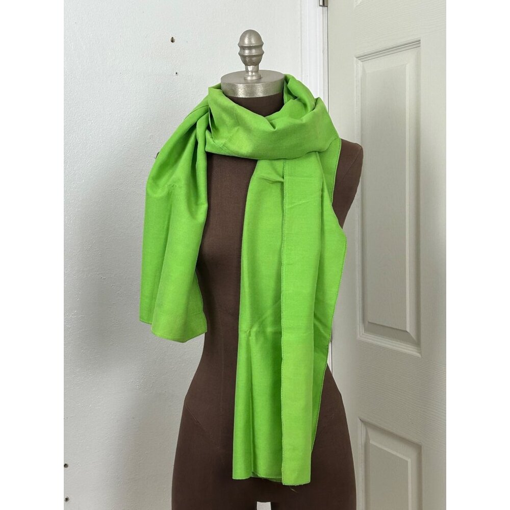 COPY - Vintage Green Silk Scarf